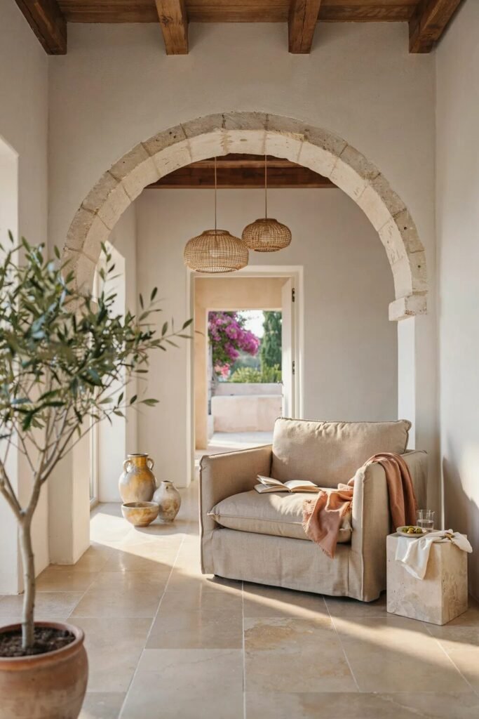 Cozy reading chair ideas 19 Mediterranean cozy reading chair ideas