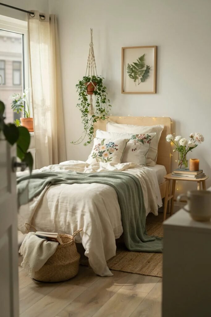 22 dorm bedding ideas 21 Secret garden 22 dorm bedding ideas