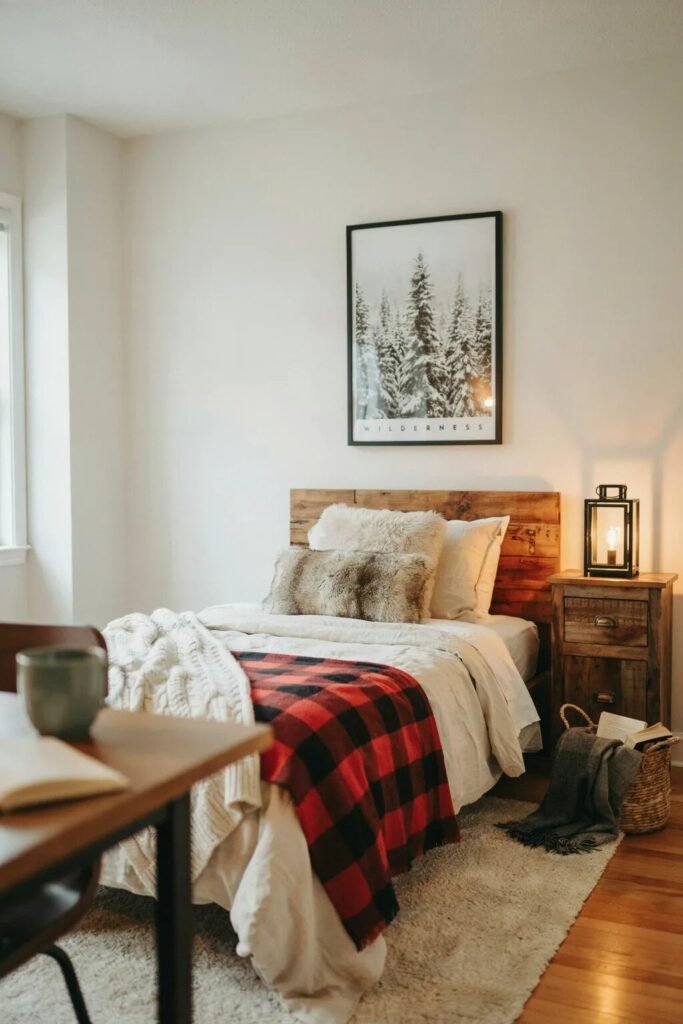 22 dorm bedding ideas 23 Mountain lodge 22 dorm bedding ideas