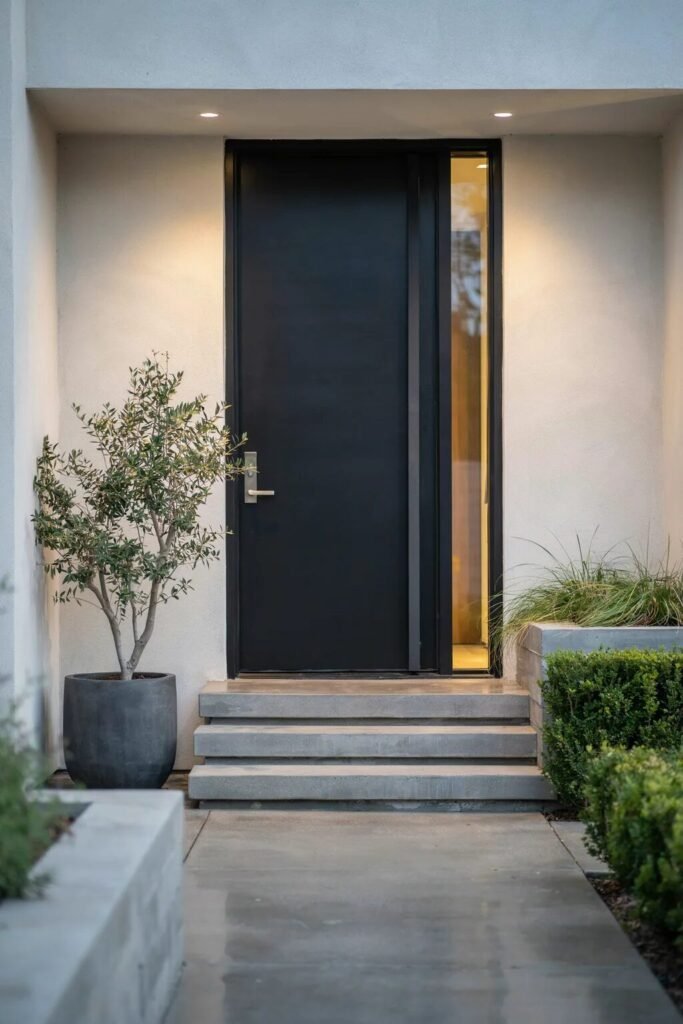 single main door design 4 Steel single main door design