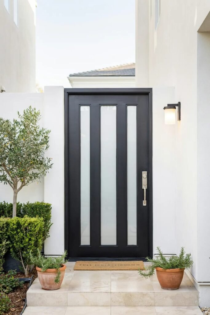 single main door design 5 Glass single main door design