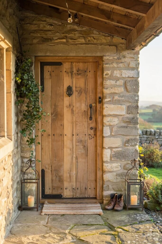 single main door design 10 Rustic single main door design