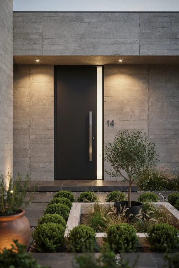 single main door design 11 Black single main door design