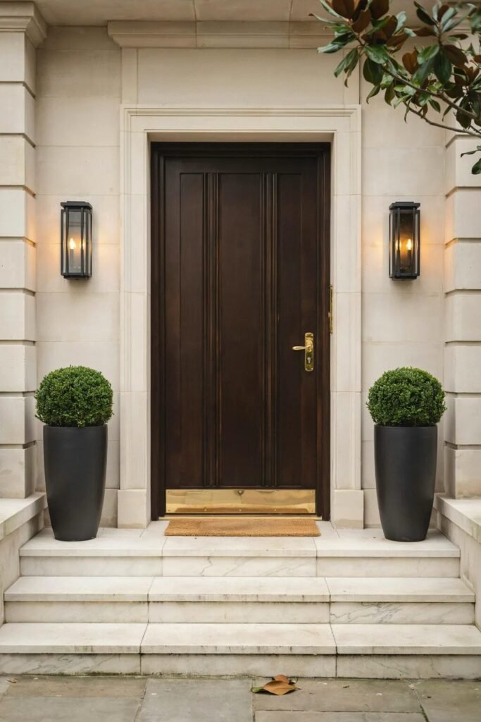 single main door design 13 Mahogany single main door design