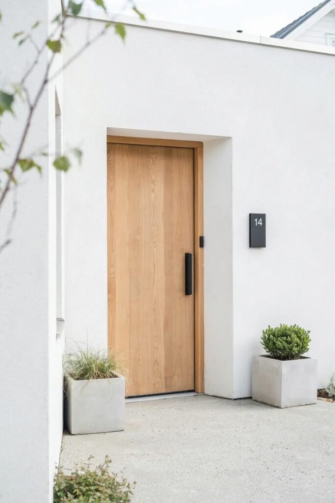 single main door design 14 Scandinavian single main door design