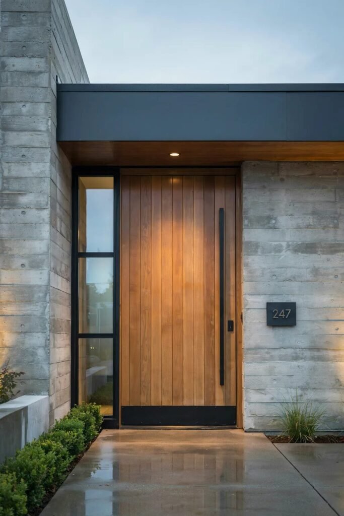 single main door design 16 Industrial single main door design