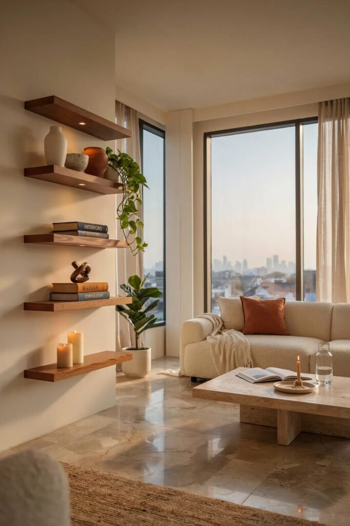 28 living room divider ideas 4 Curved glass living room divider ideas