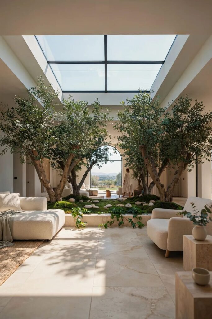 28 living room divider ideas 16 Indoor garden living room divider ideas