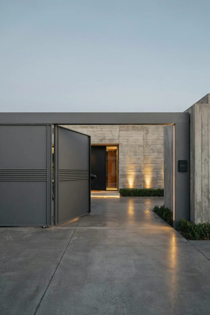 Modern main gate design 4 Floating modern main gate design