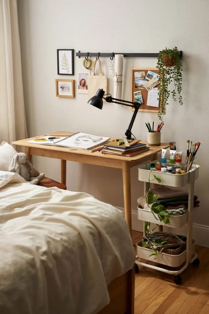 15 dorm desk ideas 9 Artist 15 dorm desk ideas