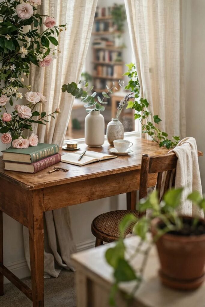 15 dorm desk ideas 12 Secret Garden 15 dorm desk ideas