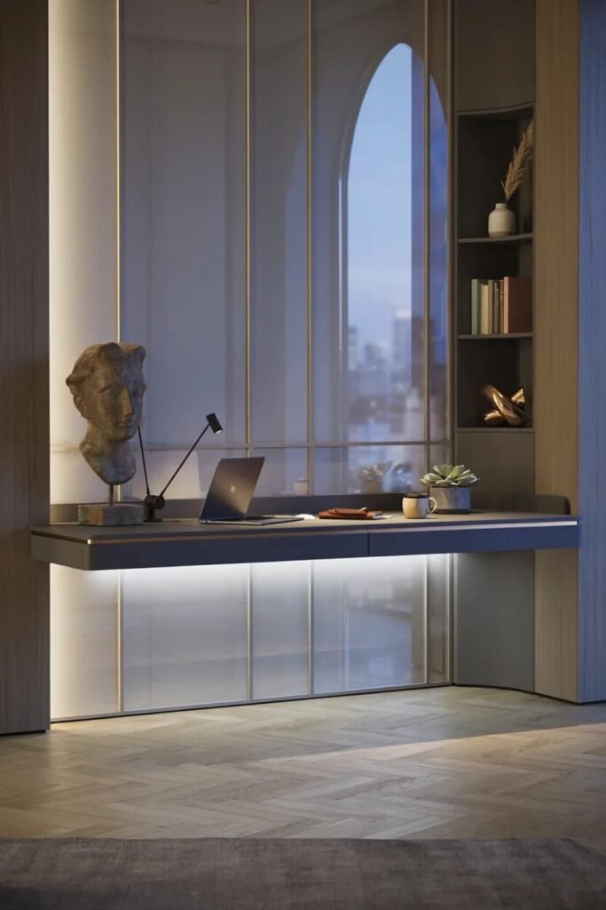15 dorm desk ideas 16 Floating 15 dorm desk ideas