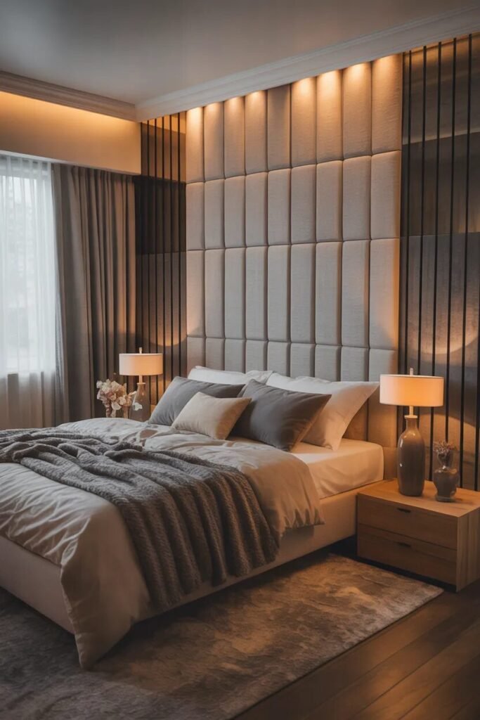 cozy bedroom ideas headboard wall