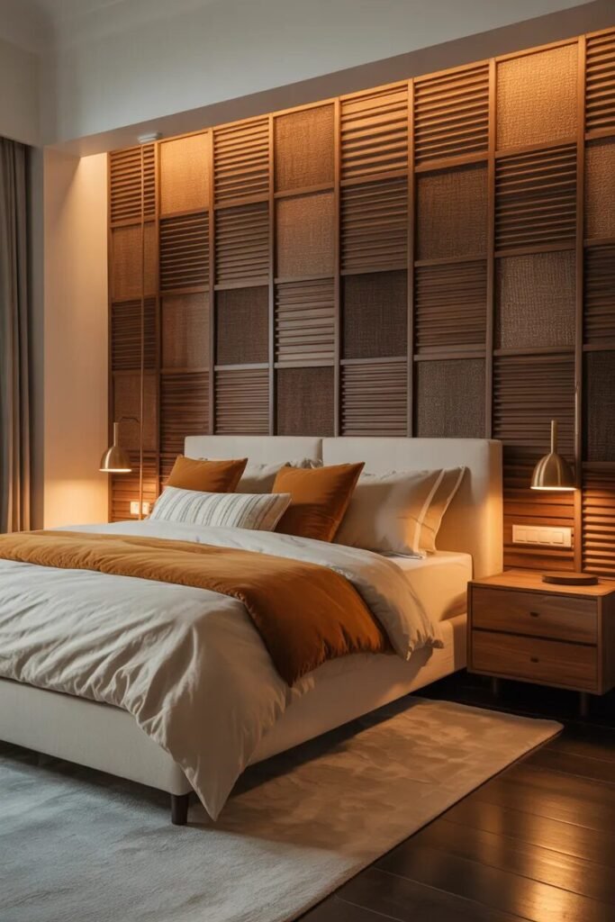 cozy bedroom ideas accent wall