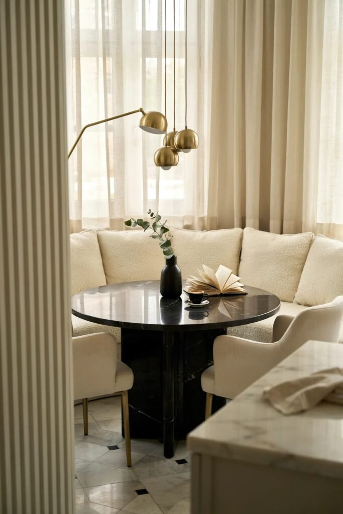 luxury breakfast nook decor ideas 10 luxury breakfast nook decor ideas monochrome luxe