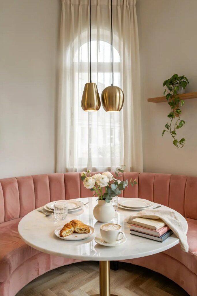 Small breakfast nook ideas luxury marble