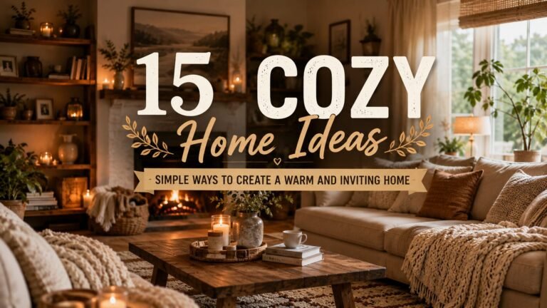 15 cozy home ideas