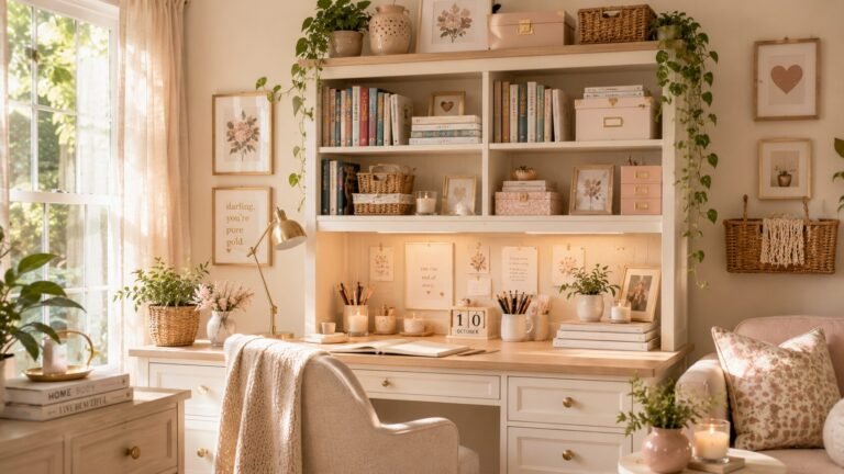 Cute desk hutch ideas 23 Cute desk hutch ideas