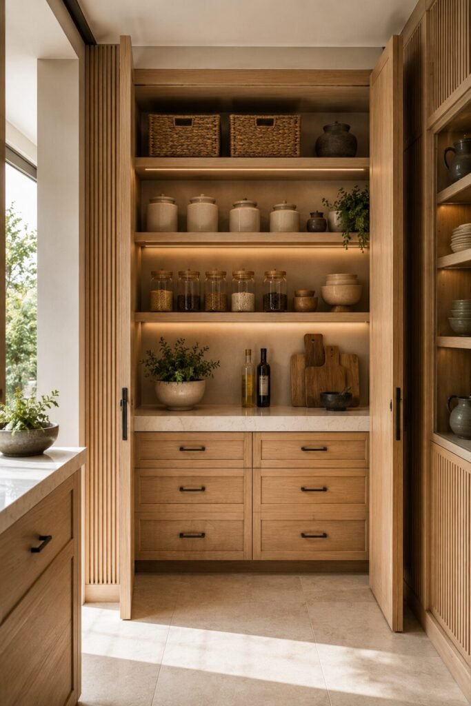 Pantry unit design ideas 7 Japandi pantry unit design ideas