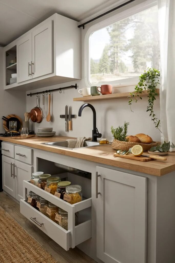 Small camper interior ideas 10 Kitchen small camper interior ideas