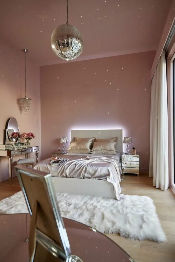 2000s teen bedroom design 16 Disco ball 2000s teen bedroom design