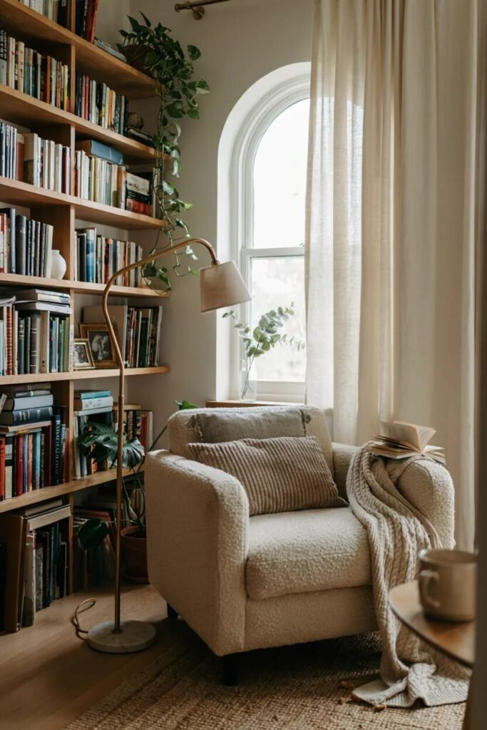Bookshelves ideas 11 Cozy reading bookshelves ideas nook