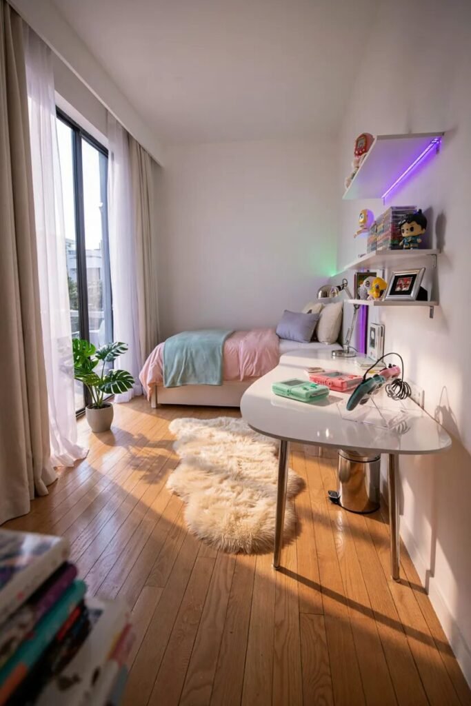 2000s teen bedroom design 17 Retro gaming 2000s teen bedroom design