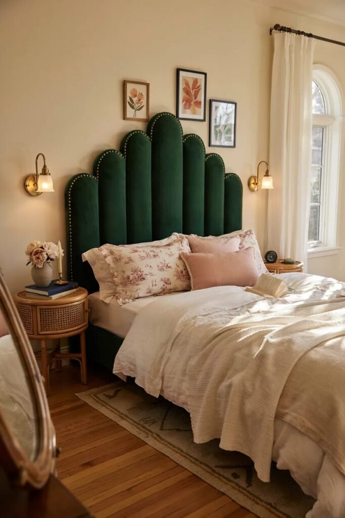 Preppy bedroom design 8 Colorful preppy bedroom design headboard