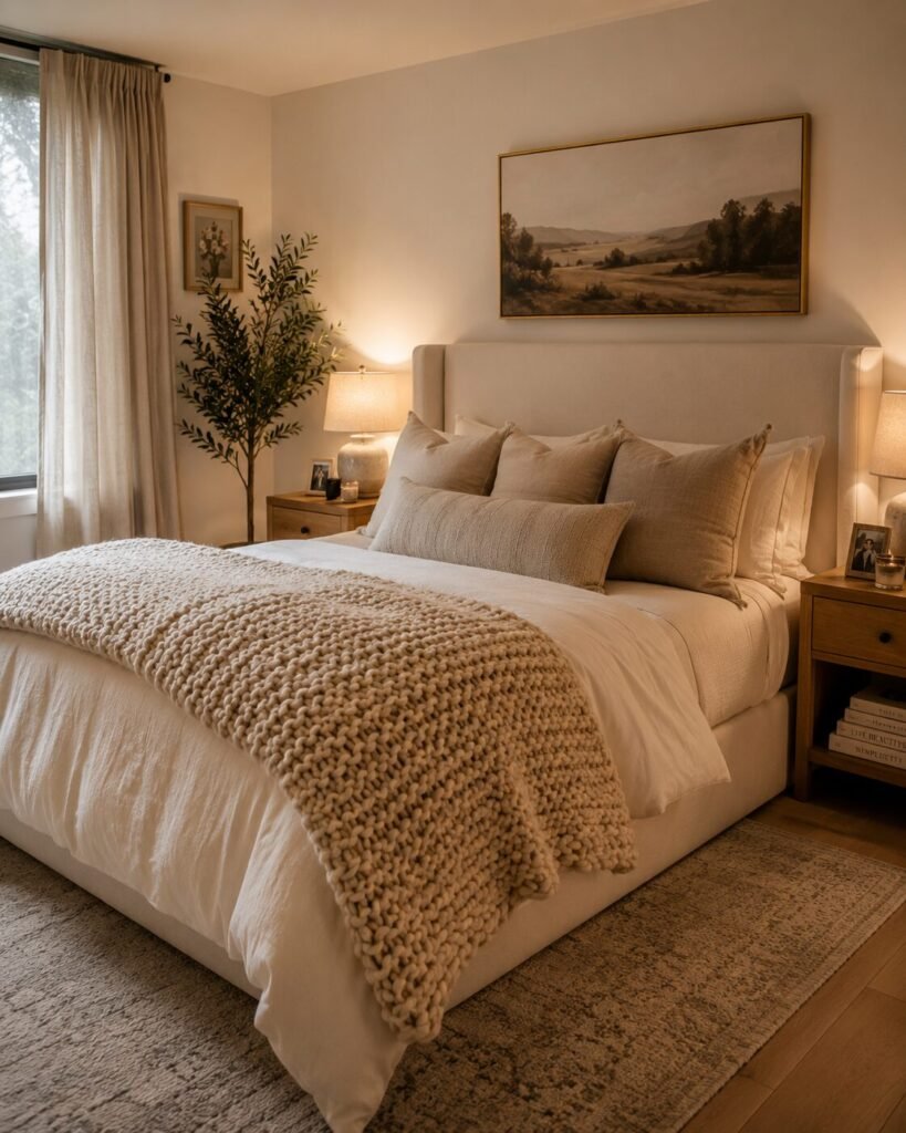 Cute homey apartment ideas cozy bedroom