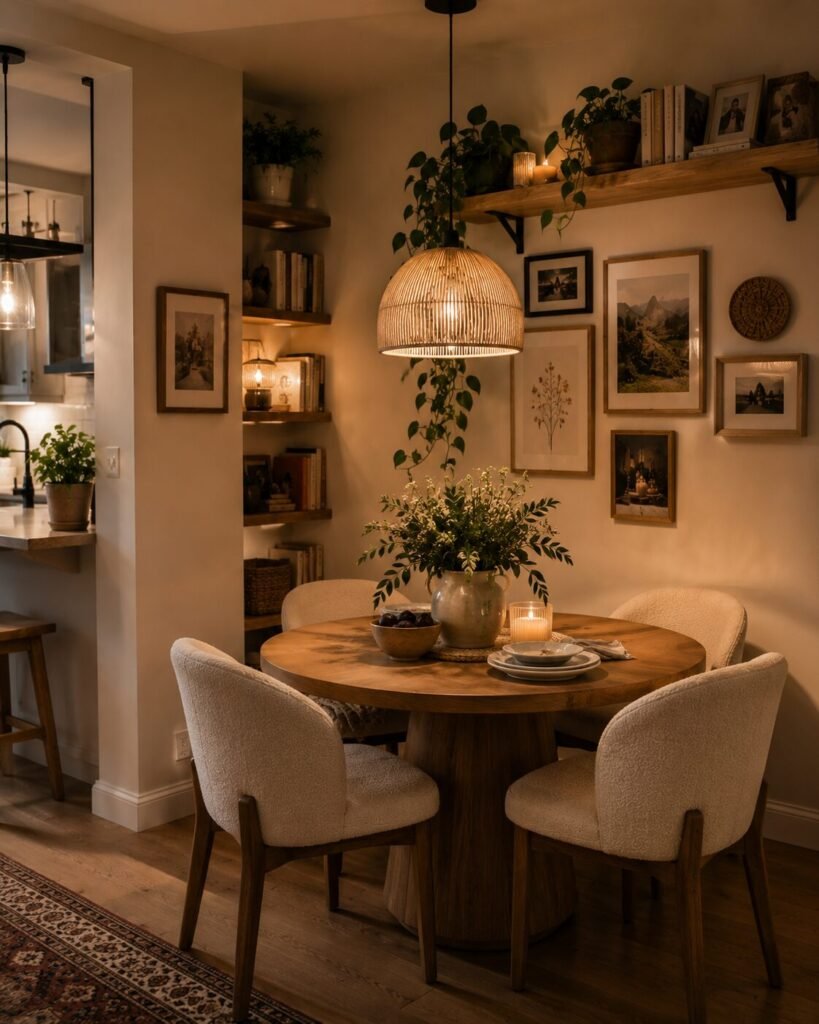 Cute homey apartment ideas dining nook
