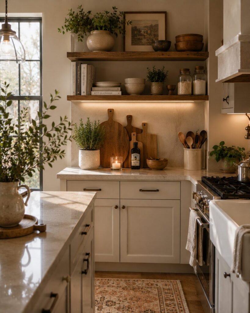 Cute homey apartment ideas cozy kitchen