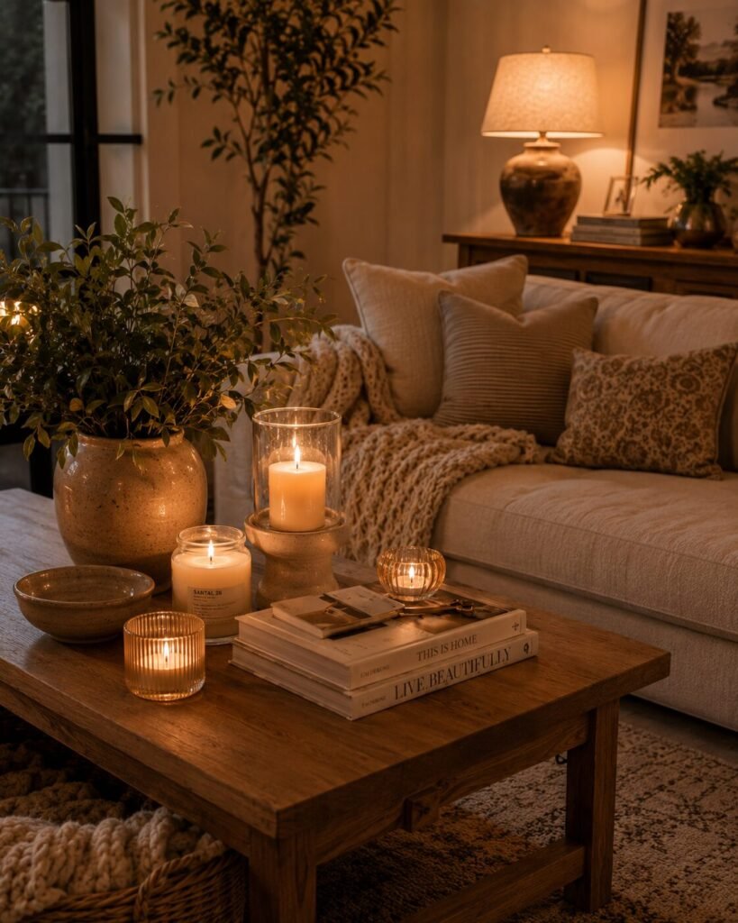 Cute homey apartment ideas scented candles