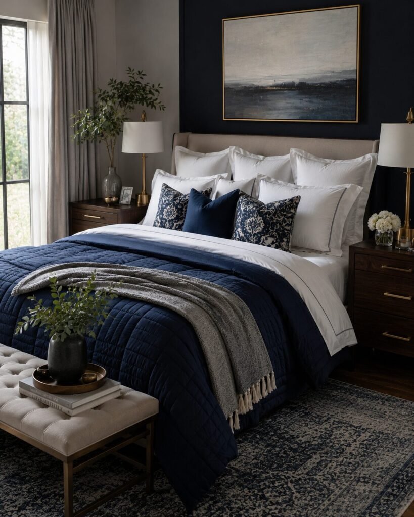 27 unique bedding combo ideas navy white
