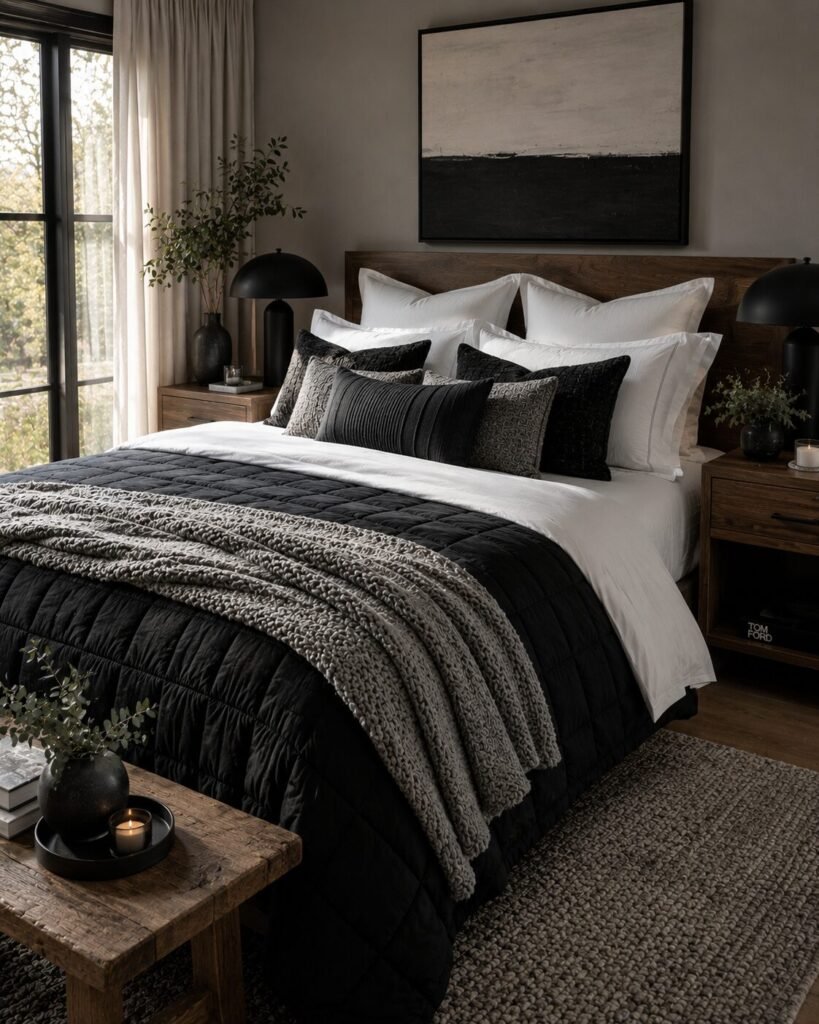 27 unique bedding combo ideas black white