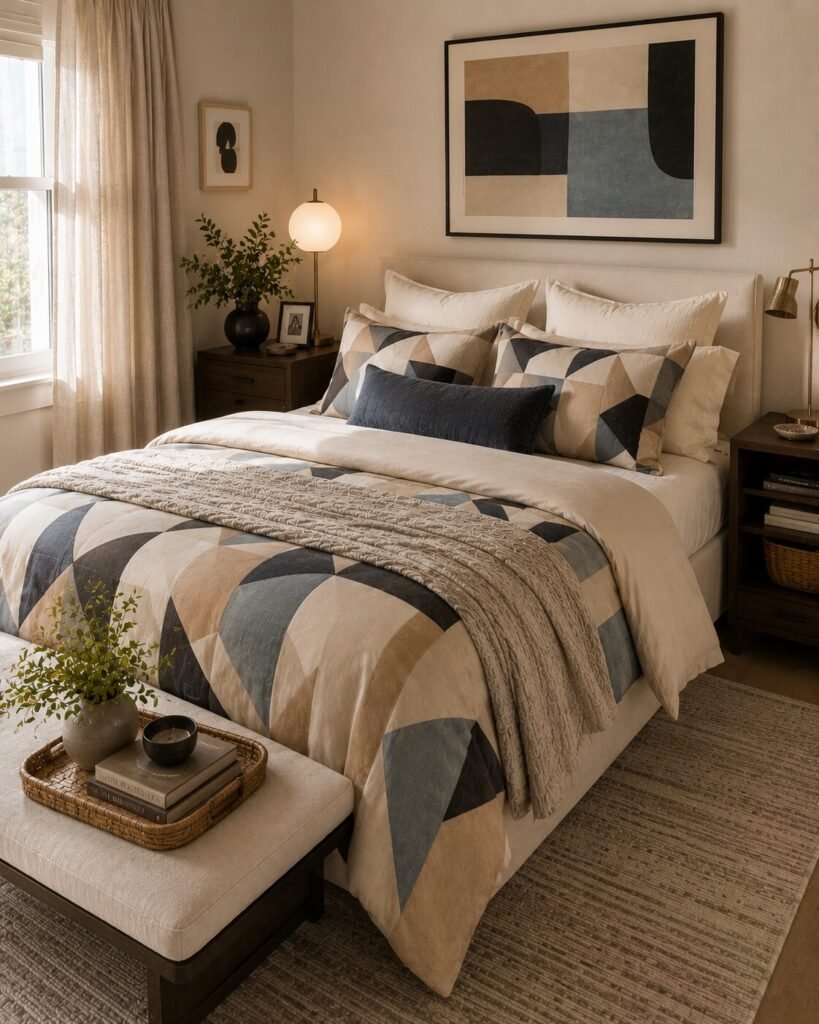 27 unique bedding combo ideas geometric bedding