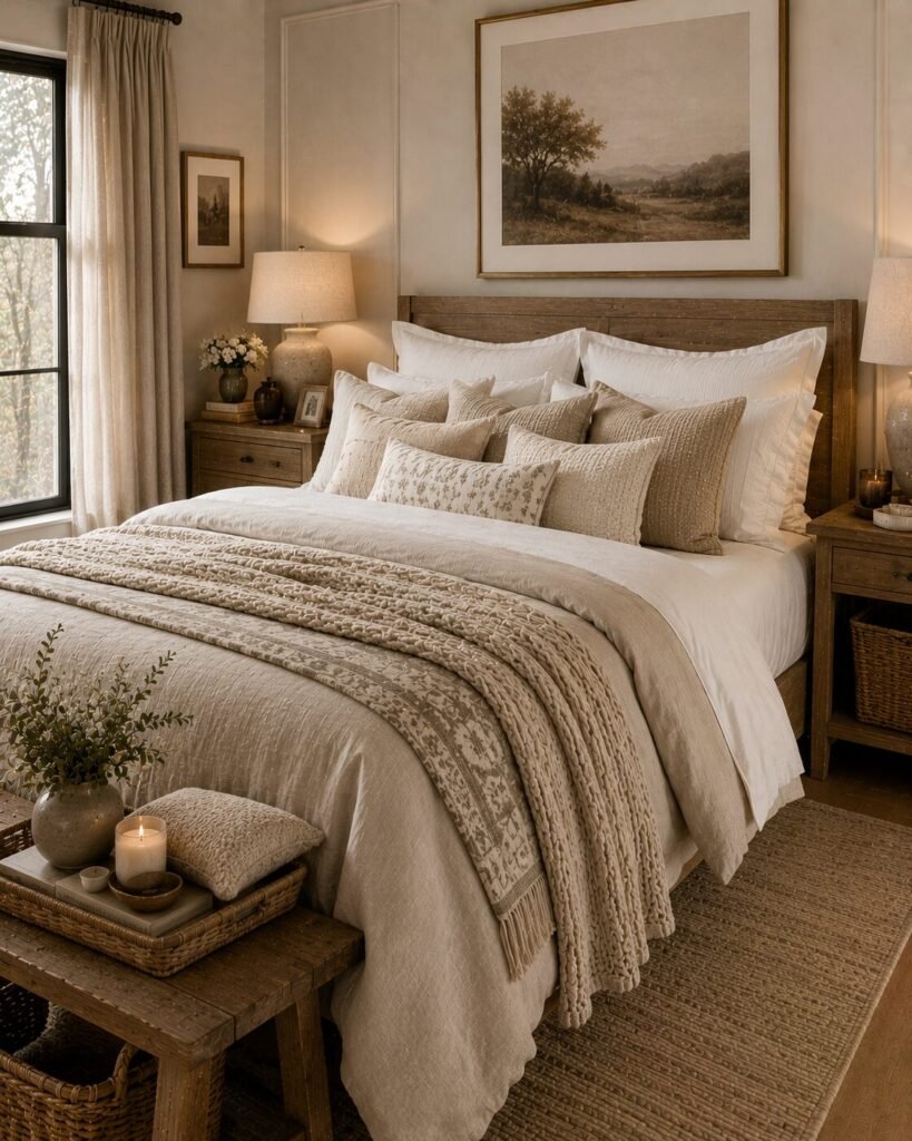 27 unique bedding combo ideas layered neutrals