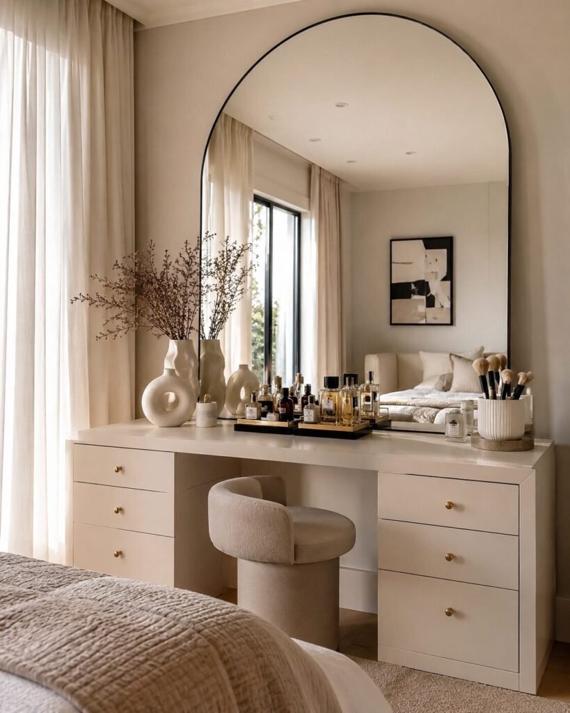 30 vanity setup ideas statement mirror
