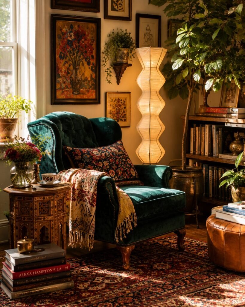Cozy eclectic home ideas 15 Cozy eclectic home ideas reading nook