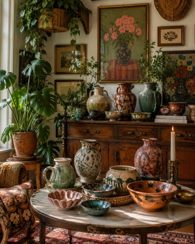 Cozy eclectic home ideas 18 Cozy eclectic home ideas handmade ceramics