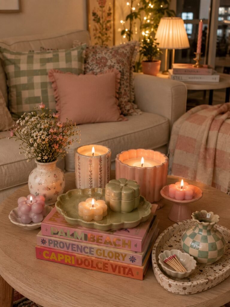 Cute apartment decoration on a budget candles