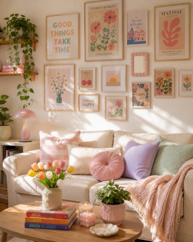 Cute apartment decoration on a budget artwork