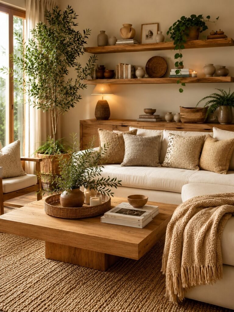  15 cozy home ideas with natural wood
