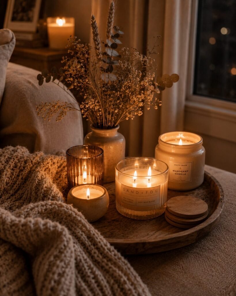 15 cozy home ideas with scented candles
