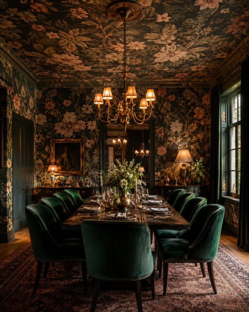 17 dining room wall decor ideas wallpaper wrap
