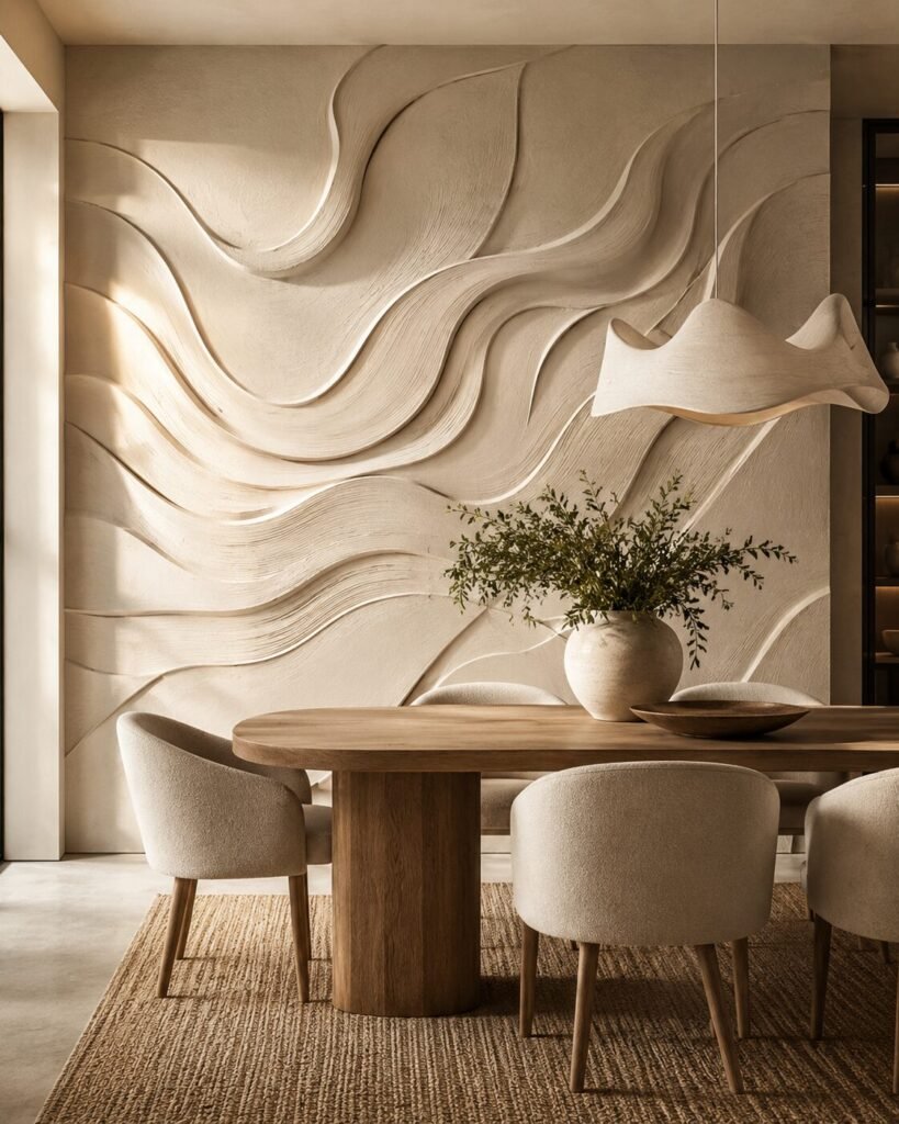 17 dining room wall decor ideas plaster relief