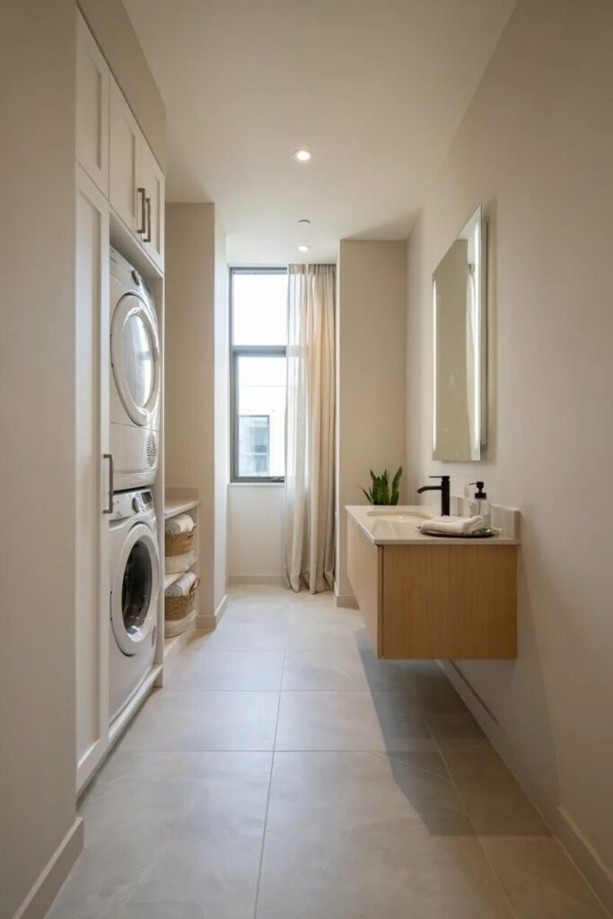 laundry room bathroom combo ideas 14 Compact laundry room bathroom combo ideas