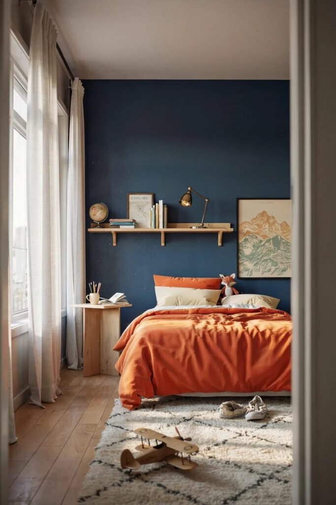 Colorful boys room ideas 2 Colorful boys room ideas in blue