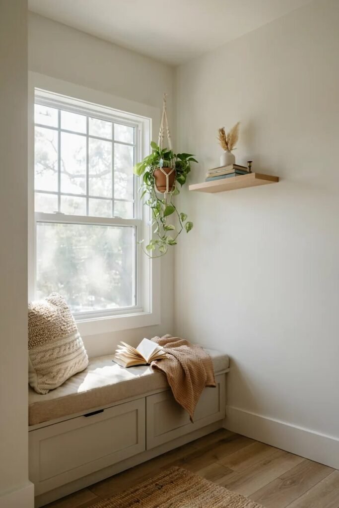 Window seat ideas 9 Small corner window seat ideas