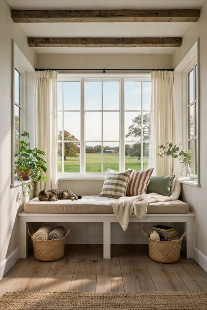 Window seat ideas 7 Farmhouse window seat ideas rustic charm