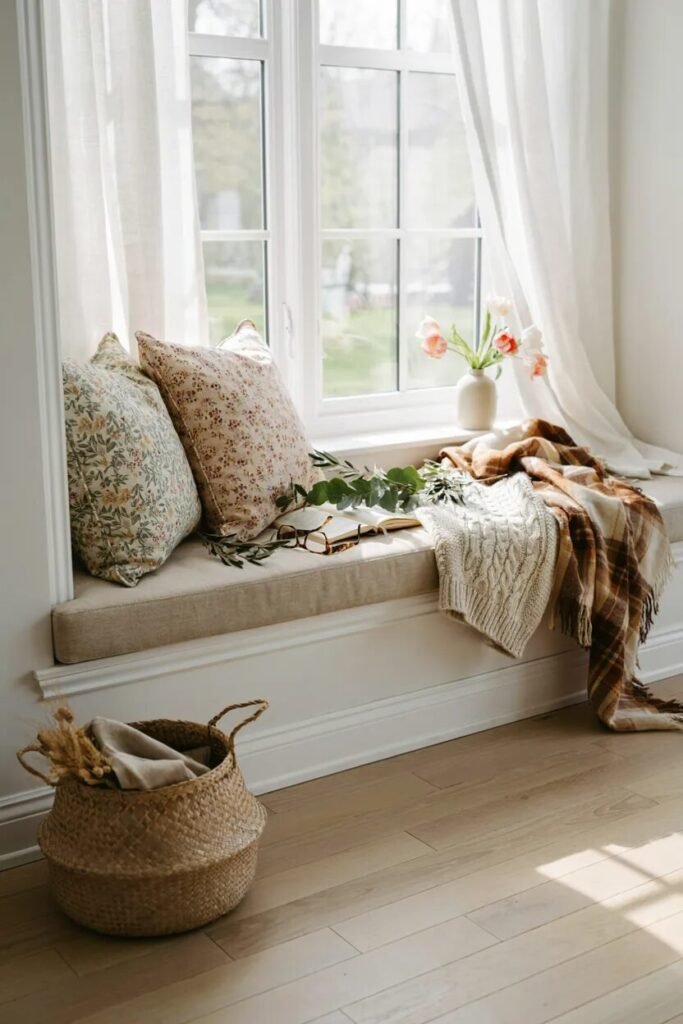 Window seat ideas 13 Seasonal window seat ideas décor